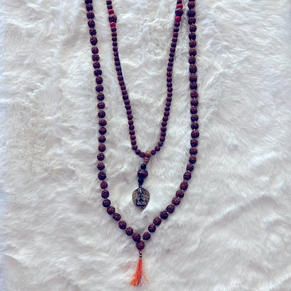 2 Rudraksha Necklaces